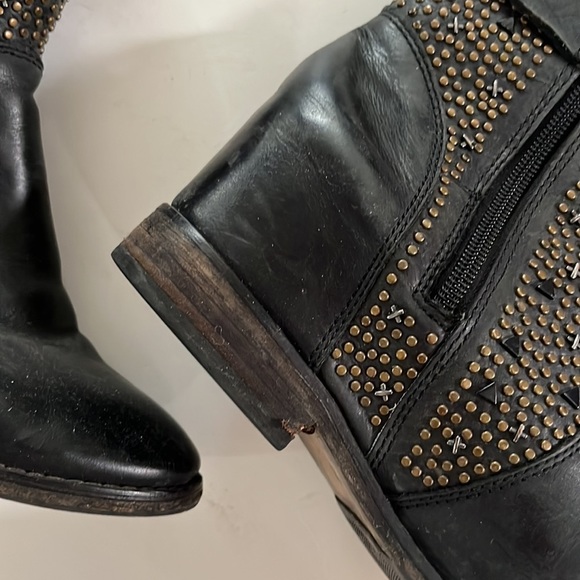 HOUSE of Harlow 1960 Leather Biker Boot size 38 Colin - Picture 6 of 8